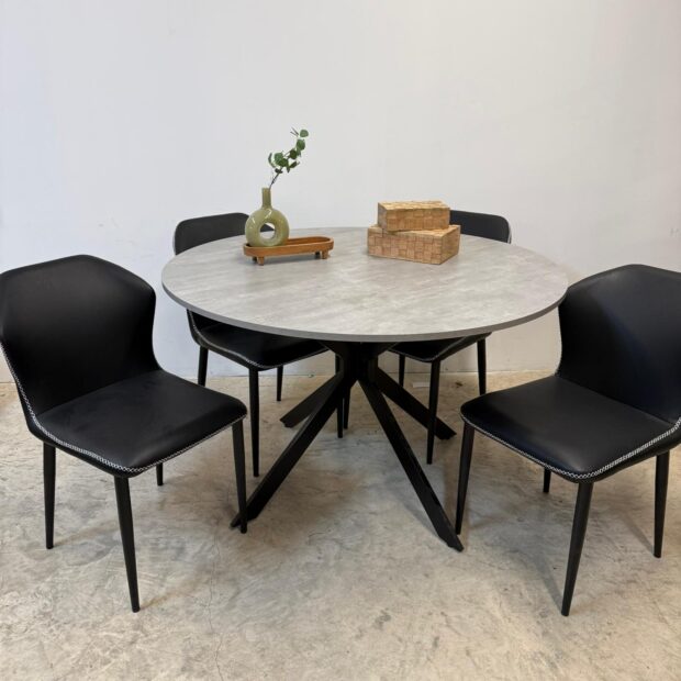 פינת אוכל ויטוריה אפור