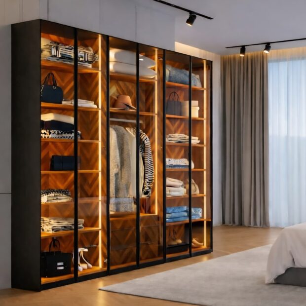 ארון דגם פליק 6 דלתות