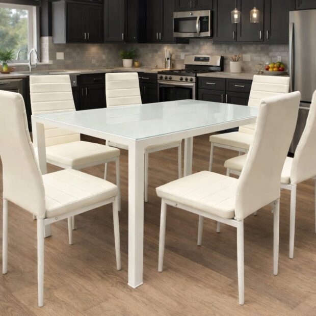 פינת אוכל ארתור לבן